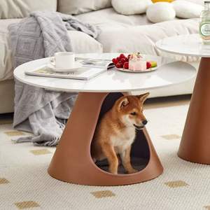 <span class=keywords><strong>Table</strong></span> <span class=keywords><strong>basse</strong></span> légère en MDF de luxe Maison simple et créative pour chat/chien pour petits appartements et salons Liquidation de <span class=keywords><strong>table</strong></span> d'appoint - Product Image 3