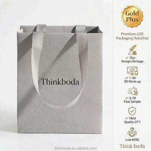 Bolsas <span class=keywords><strong>de</strong></span> Joyería <span class=keywords><strong>de</strong></span> Papel Kraft con Impresión Digital Hechas a Mano <span class=keywords><strong>de</strong></span> Lujo con Asas <span class=keywords><strong>de</strong></span> Listón para Anillos y Collares - Product Image 2