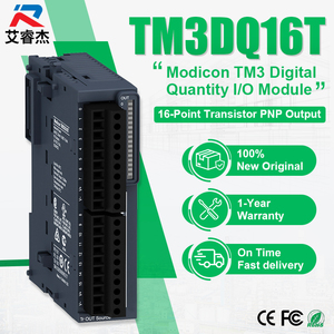 Nouveau module PLC original TM3DQ16T, série Modicon TM3, module de sortie transistor PNP 16 points pour contrôleur logique programmable - Product Image 1