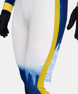 Invierno personalizado cremallera frontal esquí alpino traje de esquí hombres sublimación impresión transpirable traje de esquí de fondo mujeres - Product Image 4