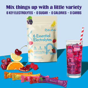 Factory Bulk OEM Private Label Original 20 Sticks 6 Essential Electrolytes Hydration Drink Powder Sachet with Vitamin C &amp; Zinc - Product Image 2