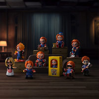 NOUVEAU POPMART Série Chucky Figurines d'action en PVC Anime Échelle 1/72 ABS Peluche Mignonne Cartoon Boîte Mystère Poupées Surprise