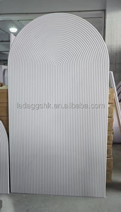 Supports de table modernes en acrylique LEDA personnalisés pour fleurs et gâteaux, socles pour mariages et événements, vente en gros - Product Image 2