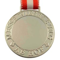 Médaille personnalisable en alliage de zinc moulé sous pression avec texte en relief pour récompense de championnat – En stock