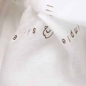 Nouveau mouchoir en coton Jacquard classe a serviette de salive anti-transpiration Gots certifié couleur biologique écharpe carrée faite à la main