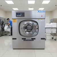 Classic Electric Fully Automatic Heavy Duty Stainless Steel Steam Washer Dryer for Hotel Linen New Condition