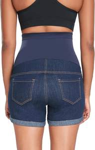 Shorts de maternité serrés d'été avec soutien abdominal pour femmes enceintes - Product Image 6