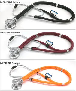 Многофункциональный медицинский стетоскоп с двумя трубками, интеллектуальный, с двойной головкой, пластиковый, ручной, с сертификатом CE - Product Image 6
