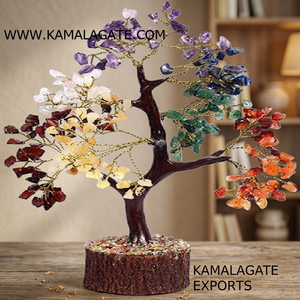 Sculpture artisanale en pierres précieuses, arbre en cornaline rouge, décoration Feng Shui pour la maison - Product Image 6
