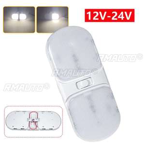 Lampe de lecture LED 12-24V 126 LED pour intérieur de voiture, plafond de camping-car, remorque, caravane (1 ou 2 pièces) - Product Image 3