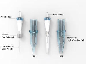 Cartouche jetable pour Machine de tatouage, 100 pièces, accessoire pour tatouer, livraison rapide, doublure ronde, <span class=keywords><strong>Magnum</strong></span> stérilisée, OEM - Product Image 6