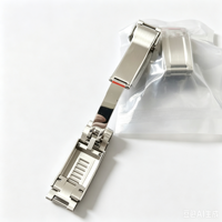 Boucle de montre à déployement réglable compatible avec les montres de plongée, fermoir pliant à micro-réglage pour hommes, pièces de réparation de montres-bracelets