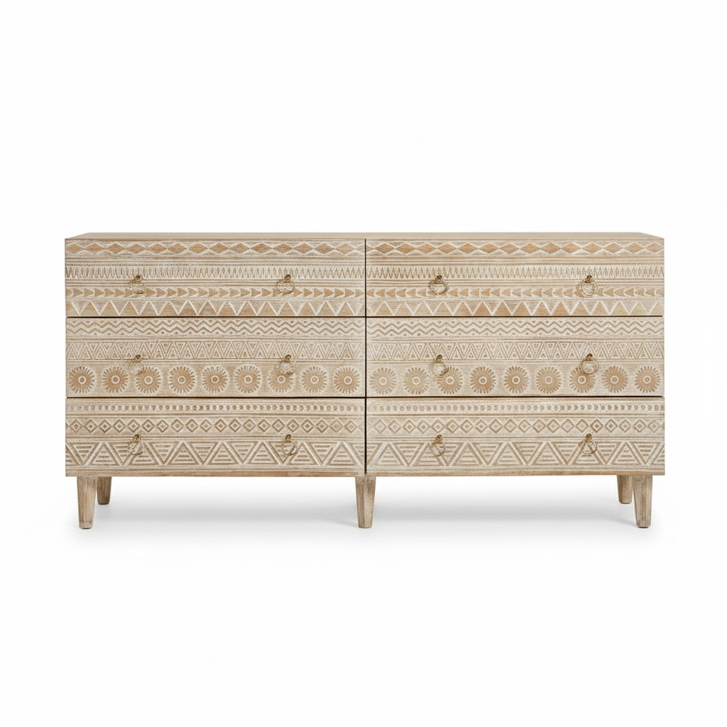 Commode à 6 tiroirs