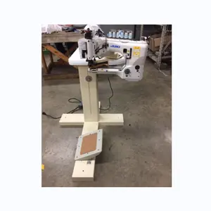 Japan JUKIs MS-3580 feed off the arm 3-needle double chainstitch machine, fully assembled and ready to ship