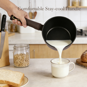 <span class=keywords><strong>Casserole</strong></span> en aluminium antiadhésive avec couvercle, poignée anti-chaleur, casseroles polyvalentes compatibles avec l'<span class=keywords><strong>induction</strong></span>, <span class=keywords><strong>sans</strong></span> <span class=keywords><strong>PFOA</strong></span> - Product Image 6