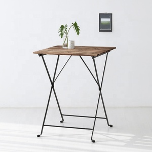 2023 <span class=keywords><strong>Table</strong></span> <span class=keywords><strong>de</strong></span> <span class=keywords><strong>jardin</strong></span> pliante <span class=keywords><strong>en</strong></span> métal bon marché <span class=keywords><strong>Table</strong></span> d'extérieur <span class=keywords><strong>ronde</strong></span> <span class=keywords><strong>en</strong></span> <span class=keywords><strong>bois</strong></span> d'acacia 60cm - Product Image 5