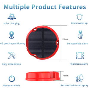 Manufacturer 20000mAh Real Time <strong>Google</strong> Street <strong>Maps</strong> Build in Vehicle Solared Power Fish Boat GPS Tracker - Product Image 4