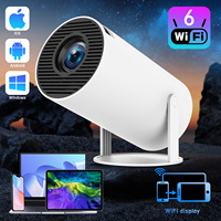 Projecteur intelligent Premium HY300 Pro+ 2025, ultra courte focale pour home cinéma, contraste 2000:1 avec configuration automatique, directement de l'usine