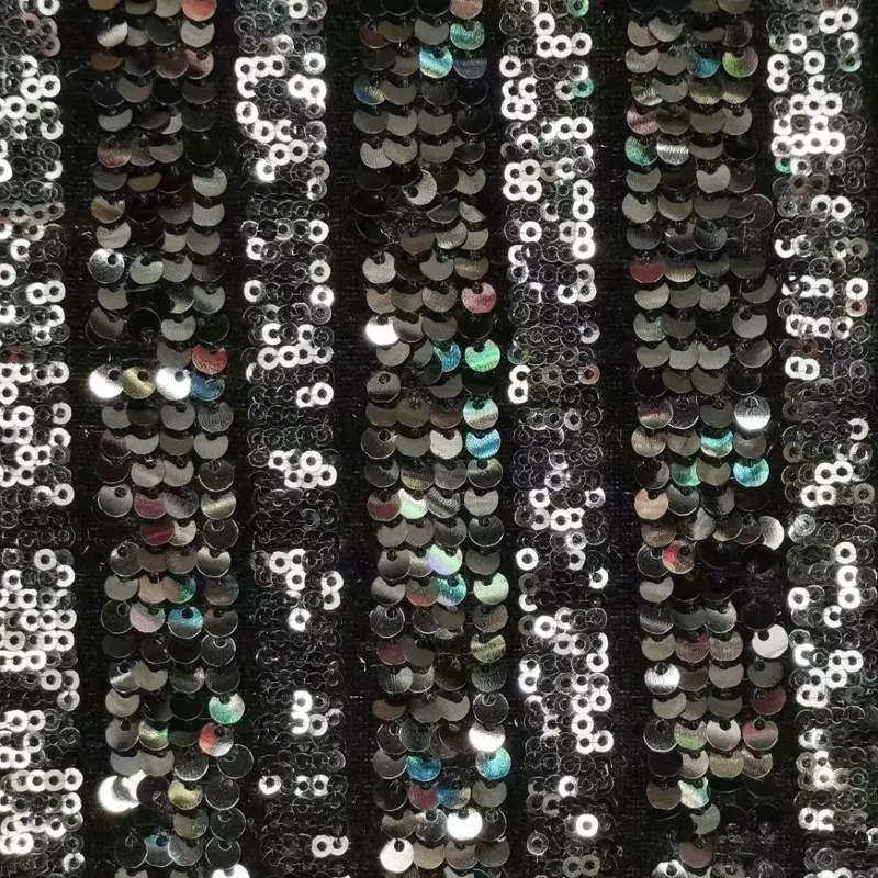 RTS 3 + 5 мм блесток полосатая ткань для вышивки ткани