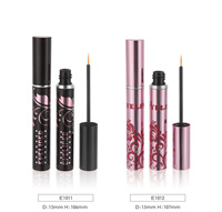 Haute Qualité Mat Satin Finition Offre Spéciale Cils En Aluminium Collé Sérum Sourcils Pointe Bouteille Tube Feutre Pointe Eyeliner Applicateur