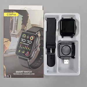 Jam tangan pintar C26 PRO, arloji cerdas layar sentuh 1.44 inci Harga terbaik dari pabrik - Product Image 6