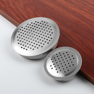 Jinnate Stainless Steel Perforated Mesh Ventilation Cover For Cabinet Doors Round With Holes - Product Image 3