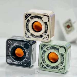 ลำโพงซับวูฟเฟอร์พกพาไร้สายแบบเสียบการ์ด โปร่งใส สำหรับสมาร์ทโฟน - Product Image 1