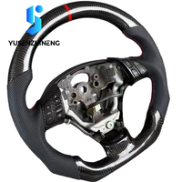 Volant de voiture personnalisé en cuir et fibre de carbone forgée pour Mazda3 Speed3 6 5 8 CX5 RX7 MX5 CX90 BL GH GG GY CX7 RX8 2003 2015