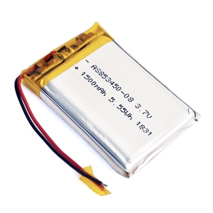 High capacity lithium polymer battery 853450 3,7 V 1500mAh for electric toy - Product Image 3