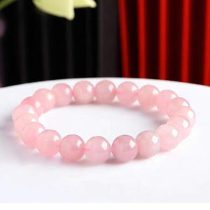 8MM cristallo <span class=keywords><strong>rosa</strong></span> <span class=keywords><strong>quarzo</strong></span> <span class=keywords><strong>rosa</strong></span> braccialetto di buona qualità, all'ingrosso braccialetto di cristallo <span class=keywords><strong>rosa</strong></span> - Product Image 6