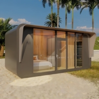 ZENT Vente en gros Maison préfabriquée en conteneur de couleur grise pliable extensible mobile de luxe à 3 chambres 40 pieds 20 pieds