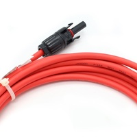 Kabel Ekstensi Surya 2m 3m 5m 10m (20 Kaki) & Kabel Tenaga Surya PV1F dengan Konduktor Tembaga