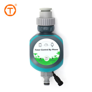 Dual Bluetooth Lawn Garden Irrigation System Smart Flow <strong>Control</strong> Electric <strong>WIFI</strong> Sprinkler Water <strong>Timers</strong> with Phone <strong>Control</strong> - Product Image 1