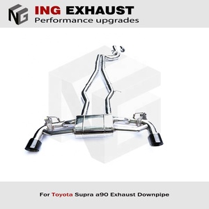 Venta Directa de Fábrica <span class=keywords><strong>ING</strong></span> para Toyota Supra A90 Catback <span class=keywords><strong>2021</strong></span>+ Supra A90 2.0T 3.0T B48 B58 Válvula de Escape Cat Back de Acero Inoxidable - Product Image 2