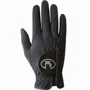 Gants d'équitation parfaits tissu tricoté élastique respirant course équestre personnalisée - Product Image 1
