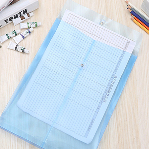 Trasparente di plastica verticale di stoccaggio appendere stringa di corda involucro sacchetto di <span class=keywords><strong>file</strong></span> di documento - Product Image 4