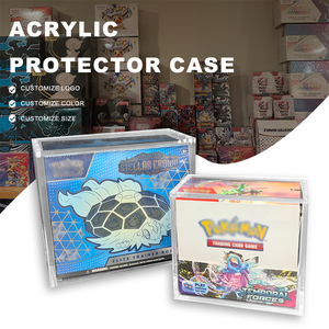 Étuis modernes en acrylique de qualité supérieure pour boîte de rappel Pokemon et boîte d'entraînement d'élite avec couvercles magnétiques Assemblage facile - Product Image 1