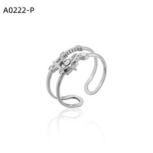 Fashion <b>Ring</b> with Zirconia A0222 for Women High Quality Jewelry - Product Image 1