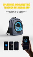 Sac à dos rechargeable SANNAN SN-45 tout-en-un avec écran holographique 3D, projecteur holographique LED HD, équipement publicitaire mobile