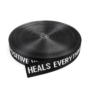 ผู้ผลิตสายรัดแบบมันเงา ขนาด 38 มม. สายรัดโพลีเอสเตอร์แบบกำหนดเอง สายรัดโพลีเอสเตอร์ลายแจ็คการ์ด สายสะพายกระเป๋าแบบทอ - Product Image 6