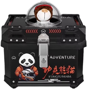 Portador de mascotas, portátil, resistente a la intemperie, motocicleta, <span class=keywords><strong>perro</strong></span>, mascota, motocicleta, caja trasera - Product Image 1