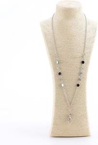 Magnifique cordon tour de cou en acier inoxydable avec perles en boule pour porte-badge, clés et cartes d'identité - Étanche et durable, cadeau d'anniversaire pour femme - Product Image 5