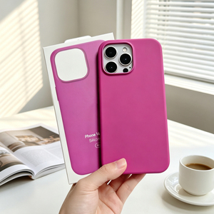 Funda de Silicona Líquida S040 para Celular, Funda Protectora Antigolpes para iPhone 16 Plus Pro Max, Funda de Silicona para iPhone - Product Image 1