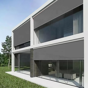 Persianas enrollables motorizadas para <span class=keywords><strong>puerta</strong></span> de <span class=keywords><strong>garaje</strong></span>, panel solar inteligente remoto de 100-240V - Product Image 3