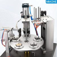 Machine de scellage rotative multi-stations pour petites boîtes de thé, à fonctionnement continu, pour le scellage de feuilles d'aluminium, idéale pour les entreprises de thé