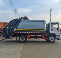 Camion d'élimination des déchets de camion de compacteur de déchets de compression 12CBM résistant de haute qualité de fabrication de la Chine