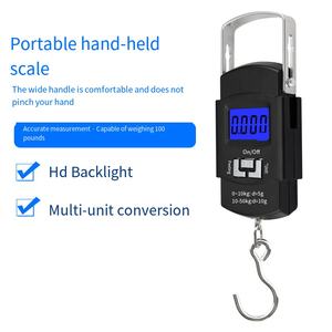 Küçük El Tipi Elektronik Terazi, Bagaj Terazisi, Küçük Terazi 50kg, Taşınabilir Elektronik Bagaj Terazisi, Kancalı Terazi - Product Image 1