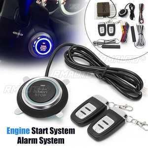 Audew Car Engine Start <b>Stop</b> SUV Keyless Entry Engine Start <b>Alarm</b> System Push Button Remote Starter <b>Stop</b> Auto Car Accessories - Product Image 1