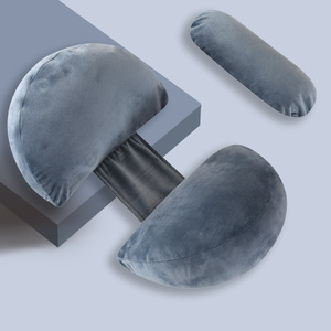 Almohada de embarazo tejida con posicionador de cadera de maternidad de doble cara ajustable verde para soporte de estómago de vientre trasero cómodo - Product Image 6