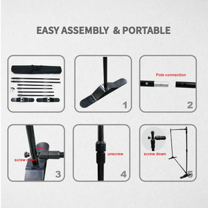 8'w' * 8'h có thể điều chỉnh bước và lặp lại biểu ngữ đứng kích thước lớn sàn đứng biểu ngữ đứng cho các hoạt động trung tâm - Product Image 5